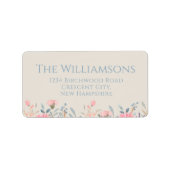  label Floral Wildflower Return (Voorkant)