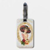  Label Franse tas Bagagelabel (Achterkant verticaal)