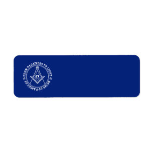 Label Freemasonry-symbool