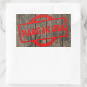 label gemaakt in de Verenigde Staten (Tas)