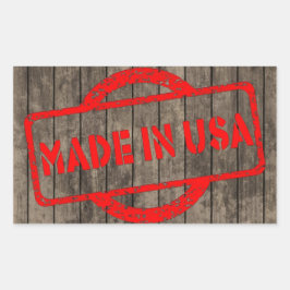 label gemaakt in de Verenigde Staten