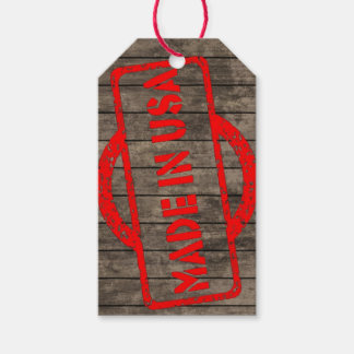 label gemaakt in de Verenigde Staten Cadeaulabel