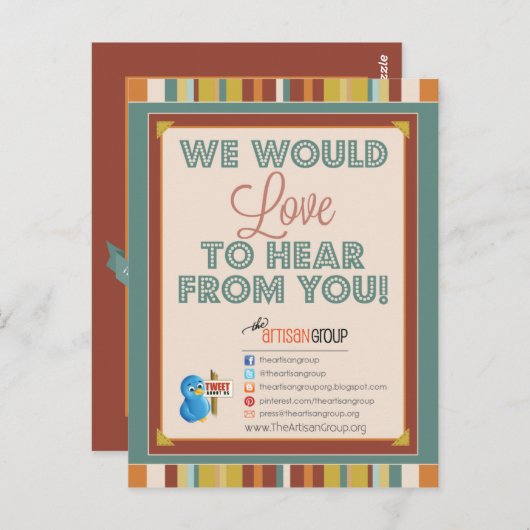 LABEL GG Press Briefkaart (Voorkant / Achterkant)