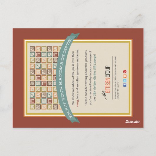 LABEL GG Press Briefkaart (Achterkant)