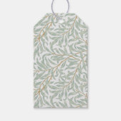 Label GIFT : WILLIAM MORRIS : WILLOW ONTWERP Cadeaulabel (Voorkant)