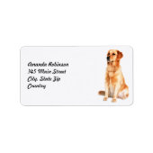 Label Golden Retriever (Voorkant)