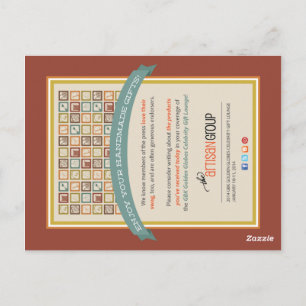LABEL Golden Wereldbollen Press Briefkaart