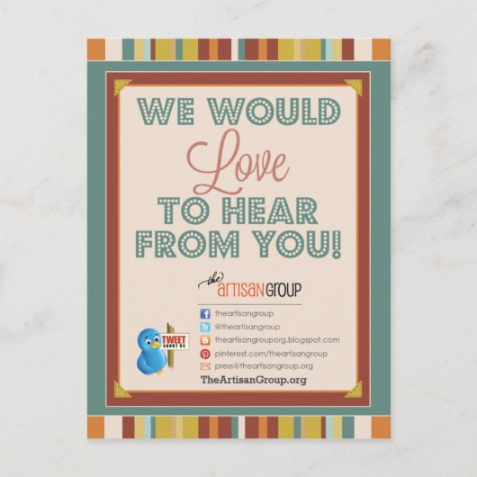 LABEL Golden Wereldbollen Press Briefkaart (Voorkant)