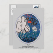"Label" Graffiti Briefkaart (Voorkant / Achterkant)