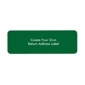 Label groen retouradres (Voorkant)