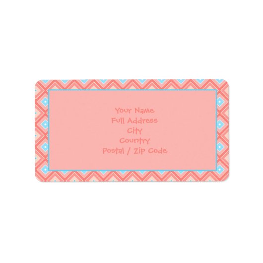 Label groot retouradres (Voorkant)