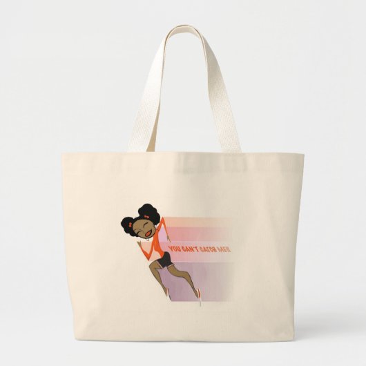 label grote tote bag (Voorkant)