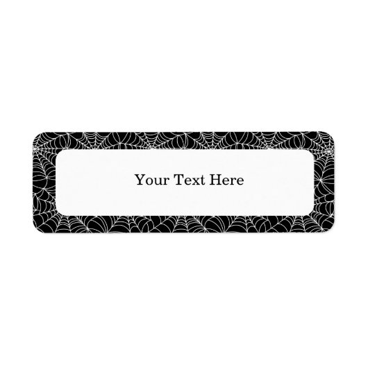 Label Halloween-retouradres (Voorkant)