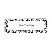 Label Halloween-retouradres (Voorkant)