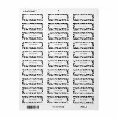 Label Halloween-retouradres (Full Sheet)