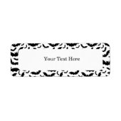 Label Halloween-retouradres (Voorkant)