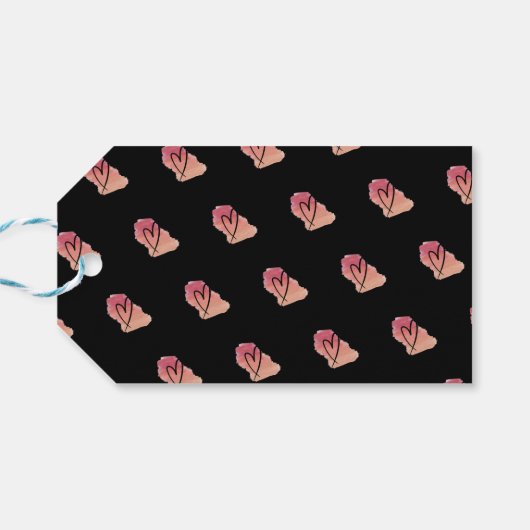 Label Hartcadeau Cadeaulabel (Achterkant Horizontaal)