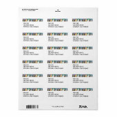 Label Hep Cat-adres (Full Sheet)