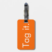 Label het. bagagelabel (Achterkant verticaal)