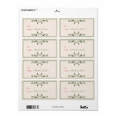 Label Holly Berry (Full Sheet)