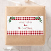 Label Holly en Gingham (Insitu)