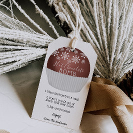 Label Hot Chocolate Bomb Instructies Cadeaulabel