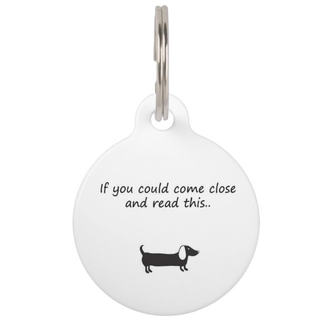 label huisdierpenning (Voorkant)