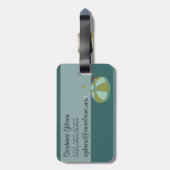 Label ID naaigmachine Bagagelabel (Achterkant verticaal)