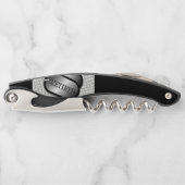 Label in ruste hond kurkentrekker (Voorkant)