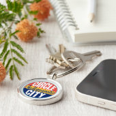  label Indianapolis Sleutelhanger (Zijkant)