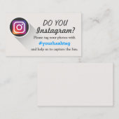 Label je Instagram Foto's Hashtag Visitekaartjes (Voorkant / Achterkant)