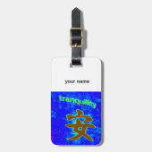 label kalmeringssymbool bagagelabel (Voorkant verticaal)