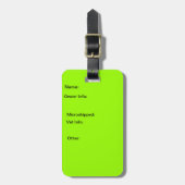 Label Kennel/Crate-ID Bagagelabel (Voorkant verticaal)