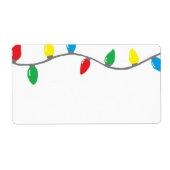 Label "Kerstverlichting" (Voorkant)