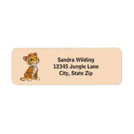 Label klein terugzendadres