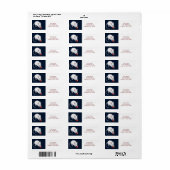 Label kleine witte muis (Full Sheet)