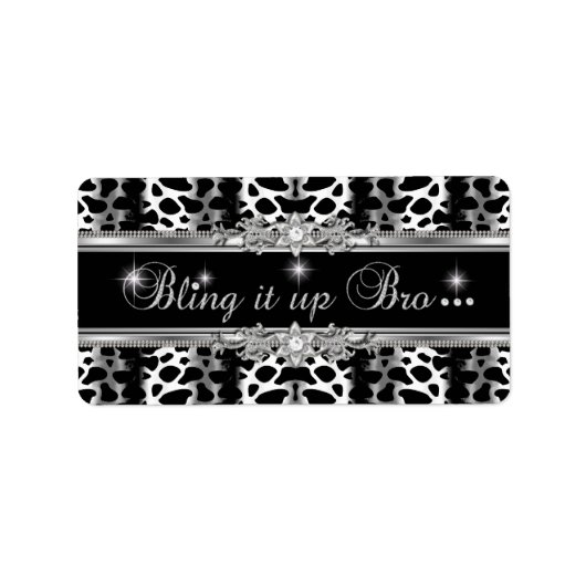 Label Lisa Bling Medium (Voorkant)