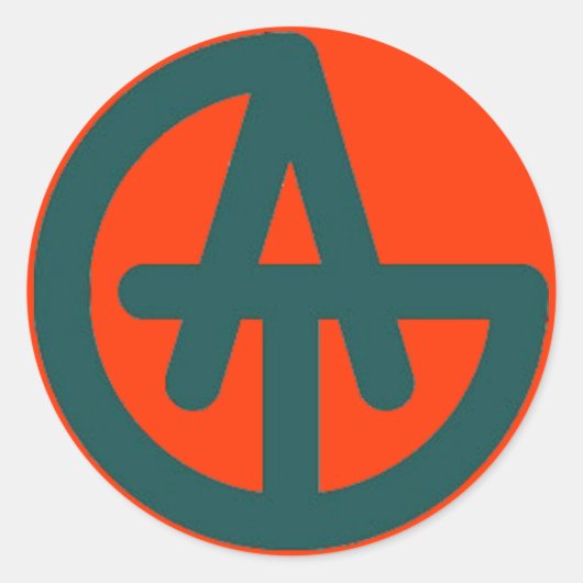 label_logo_transparant ronde sticker (Voorkant)