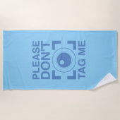 Label me alsjeblieft niet strandlaken (Voorkant)