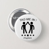 Label me binnen ronde button 5,7 cm (Voorkant /achterkant)