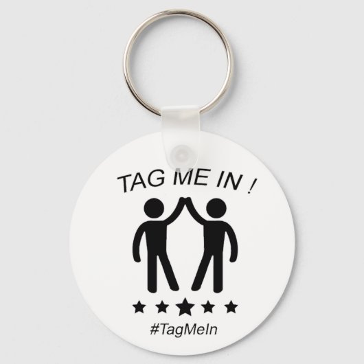 Label me binnen sleutelhanger (Voorkant)
