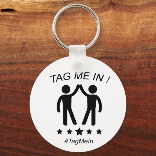 Label me binnen sleutelhanger (Voorkant)