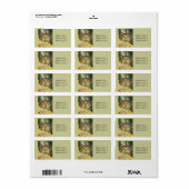 Label met adres van het Vrijheidsbeeld (Full Sheet)
