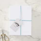label met cadeau voor bladeren en scripts cadeaulabel (Met Touw)