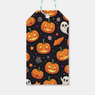 Label met cadeau voor halloween cadeaulabel