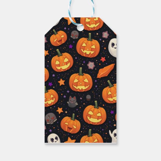 Label met cadeau voor halloween cadeaulabel (Achterkant)