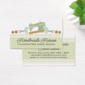 Label met cadeau voor naaimachine-schaar visitekaartjes (Bureau)