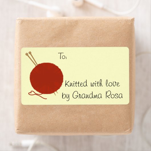 Label met cadeaulabel (Insitu)