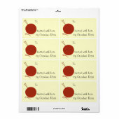 Label met cadeaulabel (Full Sheet)