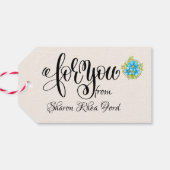  Label met cadeaus afremmen Cadeaulabel (Achterkant Horizontaal)